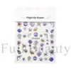 Pegatinas de Arte para Uñas Nuevas Transfronterizas 5D en Relieve Estéreo Estampado en Caliente Línea Francesa Flor Enrollada Encaje Flor Flor de Uña Pegatinas