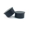 60mmpvc revestimento de tubo redondo espessado silenciador pé almofada de aço inoxidável tubo redondo tampa protetora Yuan plug plug cap