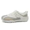 K6812 Zapatos de Entrenamiento Alemanes Retro Ballet Mujer 2026 Nuevo Otoño Versátiles Zapatos Blancos Deportivos Casual Zapatos de Tabla Forrest Gump