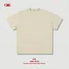 Camiseta Básica Pesada para Hombre de Algodón 100% 305g, Marca de Moda Camiseta Holgada Estilo Americano, Color Sólido Manga Corta para Adolescentes.