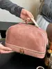 2025 Nova Bolsa de Mão Retro de Grande Capacidade para Viagem Lavável Multi-Camadas Armazenamento Bolsa de Maquiagem Bolsa de Mão Feminina
