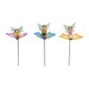 Hada de las Flores Explosiva Transfronteriza Montando Mariposa Resina Enchufe Creativo Exterior Patio Micro Paisaje Maceta Enchufe Decoraciones