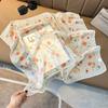 Pañuelo de Seda 70*70 Chifón de Seda Estampado Floral Pañuelo 100% Seda de Morera para Mujer, Pañuelo Cuadrado Pequeño para Atar Bolsos, Venta al por Mayor, Estilo Fresco y Dulce