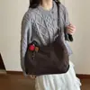 Bolso tote retro de gran capacidad transfronterizo para mujer, nuevo modelo de otoño 2026, bolso versátil casual para hombro y cruzado para ir al trabajo