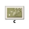 Caja de reloj eléctrica de nuevo estilo 2024, con pintura decorativa, interruptor de bambú zen, mural sombreado, caja de combinación eléctrica de sentido avanzado, pintura colgante