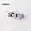 Clipe de Mop Antiderrapante Suporte de Armazenamento de Vassoura Montado na Parede Sem Furos Fivela de Armazenamento Montada na Parede Banheiro Fixo Multi-Furo Doméstico