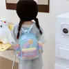 Mochila Escolar para Bebê Jardim de Infância Estrela Cadente Fofa com Asas Mochila para Meninos e Meninas Mochila Infantil Estilo Ocidental com Diamantes