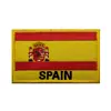Fuente de comercio electrónico transfronterizo bordado brazalete español etiqueta de tela parche bordado velcro sello moral