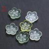 15mm Jade Natural Mid-hole Cinco-pétala Flor DIY Brincos Pulseira Colar Corsage Grampo de Cabelo Acessórios de Flores