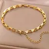 Europa e Estados Unidos pulseira de corrente de caixa nova transfronteiriça estilo ins pulseira simples feminina joias fabricantes atacadistas