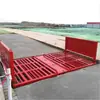 Máquina Lavadora de Ruedas de Ingeniería, Máquina Lavadora de Autos para Obra de Construcción Municipal, Plataforma Lavadora de Vehículos Tipo Rodillo sin Cimentación, Reducción Inteligente y Eficiente de Polvo