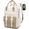 Mochila Nova Transfronteiriça, Mochila Fashion para Laptop de Grande Capacidade, Mochila de Viagem Portátil, Mochila Casual Feminina