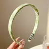 Diadema de Estilo Fresco de Lujo Ligero, Diseño de Esponja Fina, Accesorio para el Cabello de Gama Alta, Diadema de Colores para Mujeres, Venta al por Mayor, Diadema de Corona Alta para Lavarse la Cara
