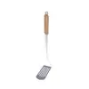 Espátula de Acero Inoxidable, Cuchara para Sopa, Espátula para Freír, Cuchara para Arroz Anti-quemaduras de Madera, Espátula de Cocina, Juego de Utensilios de Cocina, Espumadera, Espátulas al por Mayor