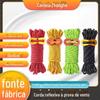 Corda de Vento para Barraca Primitiva Corda de Toldo ao Ar Livre Estilo Camping Corda de Acampamento Cordão Refletor Luminoso Anti-Derrapagem Corda de Acampamento