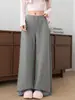 Pantalones de Yoga Azul Marino con Sensación de Nube para Mujer, Otoño 2026, Pantalones Deportivos Casuales, Pierna Recta, Adelgazantes, Cintura Alta, Pantalones de Pierna Ancha con Caída