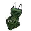 2026 [Verde Musgo] Maiô Feminino High-End 2025 Novo Piscina Especial Sexy Racing Peça Única Nadar
