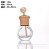 Frasco de Aromaterapia para Carro Transparente Mini Frascos de Aromaterapia Ornamentos com Cordão Frasco de Aromaterapia com Óleo Essencial Difusor Transfronteiriço Frasco de Fragrância