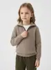 Nuevos estilos de otoño e invierno para ropa infantil: suéteres con media cremallera y cuello alto, suéteres versátiles de estilo coreano para niños y niñas, y sudaderas para niños
