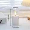 Luz de Vela Digital LED Tipo Bala Jantar à Luz de Velas Roteiro Layout de Atmosfera de Assassinato Adereços Vela com Controle Remoto Criativo