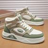 Zapatillas de caña alta para estudiantes, Nueva moda de otoño, Versátiles, Suela gruesa, Aumentan la altura, Bloques de color, Zapatos casuales, Zapatillas deportivas de moda para hombre, Venta al por mayor