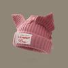 Cerdo Lindo Rayado Moda Otoño e Invierno Todo Combinación Gorro Tejido Gorro Tejido Otoño e Invierno Gorro de Lana para Hombres y Mujeres Gorro Caliente