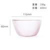 Sijin tigela pequena de vidro colorido criativa japonesa para salada de frutas tigela de sobremesa tigela de imersão para uso doméstico talheres presente