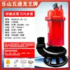 Bomba Sumergible 220v Doméstica Monofásica Alto Flujo Alto Cabezal Resistente a la Corrosión Bomba para Lodos de Aguas Residuales Lodo Gente de Leshan