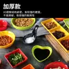 Cuenco de Condimentos Colorido A5 Melamina Plato para Salsa Plástico Plato de Condimentos para Hot Pot Plato para Salsa de Soja Hotel Restaurante Plato para Chile