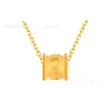 Colgante de Oro Puro 999 Shuibei Gold Cadena de Clavícula de Oro Duro 3D Set de Regalo de Promoción para la Industria de la Belleza Artículo Caliente de Transmisión en Vivo