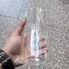 Portavelas de Cristal Pantalla de Vidrio Marcador de Camino Exterior para Bodas Cubierta de Vela a Prueba de Viento Accesorios de Exhibición de Hotel Portavelas de Cristal Estilo Europeo