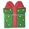 Diapositivas para zapatos de decoración navideña, árbol de Navidad, Papá Noel, muñeco de nieve, caucho blando de PVC, nuevos accesorios navideños