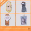 Etiqueta masculina e feminina Papel kraft roupas personalizadas marca registrada roupas personalizadas etiqueta logotipo listagem personalização