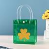 Presentes Criativos de Flores e Frutas em Estoque para Estudantes, Sacolas de Presente Transparentes em PVC com Logo