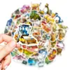 56 Pegatinas de Vehículos de Construcción Realistas Estilo Acuarela, Pegatinas Divertidas de Excavadora y Bulldozer para Niños, Pegatinas Decorativas para Material de Manualidades