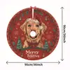 Saia de Árvore de Natal Transfronteiriça Novo Desenho Homem de Gengibre Impressão Digital Decorações de Natal Saia de Árvore Criativa Atacado