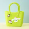 Monedero de silicona con forma de cueva cuadrada para niños, bolso cruzado para caminar, divertido y bonito bolso de silicona para cambio.