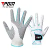 Guantes de Golf Pgm para Mujer Guantes de Piel de Cabra Deportivos Antideslizantes Par de Guantes de Golf Suministro Directo de Fábrica
