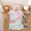 Edredón de algodón para jardín de infantes, juego de tres piezas, ropa de cama infantil, juego de seis piezas, cuna de bebé para la siesta completa, entrada para las cuatro estaciones