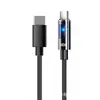 Em Estoque Mais Vendido Transfronteiriço Cabo de Dados de Carregamento Super Rápido de 240W Tipo-C Compatível com Apple, Huawei, Honor, Comprimento Estendido, Transparente