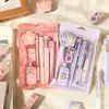 Set de papelería de siete piezas más vendido transfronterizo, un regalo elegante para estudiantes al inicio del año escolar y un set de papelería de graduación para venta al por mayor