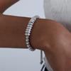Pulsera de Rodajas y Perlas con Diseño Exagerado Elegante Estilo Lujo Ligero Moda Tendencia Acero de Titanio Nicho Artesanías Elegantes