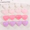 Cielo estrellado color glitter corazón de durazno torcido amor parche de resina carcasa de teléfono móvil horquilla aretes accesorios de joyería DIY venta al por mayor