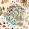 Adesivos Autênticos da Disney do Personagem Stitch para Paisagismo Mundo Encolhido Casa 3D Descompressão Cena DIY Manual
