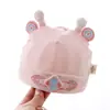 Chapéu de bebê recém-nascido Shu Rong para bebê pequeno, primavera e outono, camada dupla 0 Março 6-12, recém-nascido, sem costura, pode amar, porta halógena