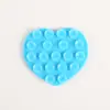 Popular Ventosa de Silicona Doble Cara para Teléfono con Adhesivo de Corazón y Fuerte Adhesión a la Pared para Colocación Segura de Dispositivos Digitales