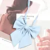 Brazalete Japonés de Color Rojo Sólido Estudiante Uniforme JK Corbatas de Lazo Raíces de Pluma Raíces de Pluma Gigantes Cianóticas Flor de Cuello Traje de Marinero Pequeño