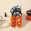 El juego de accesorios para el cabello para niños más vendido en Europa y América, pinza para el cabello de lazo de cinta acanalada de Halloween, horquilla para el cabello para niños 638