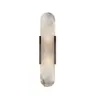 Luminária de Parede em Cobre Maciço com Mármore Estilo Nórdico Designer Minimalista Criativa para Sala de Estar Quarto Parede de Fundo Corredor Luminária de Cabeceira
