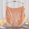 Ropa interior de encaje de cintura alta, que contrae el abdomen y levanta las caderas, para mujer, encaje francés, ropa interior para mujer, sexy, talla grande, bragas para mujer